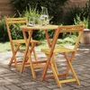 Image de vidaXL Ensemble Bistro 3 PiÃ¨ces Bois Massif Acacia