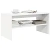 Image de vidaXL Meuble TV Blanc 80 x 40 x 40 cm AgglomÃ©rÃ©