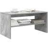 Image de vidaXL Meuble TV Gris cement 80 x 40 x 40 cm AgglomÃ©rÃ©