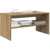 Image de vidaXL Meuble TV chÃªne artisanal 80x40x40 cm bois d'ingÃ©nierie
