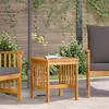 Image de Table D'extÃ©rieur Vidaxl Marron 45x45x50 Cm En Bois D'acacia Massif