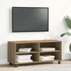 Image de Meuble Tv Vidaxl En ChÃªne Artisan 90x35x35 Cm En Bois D'ingÃ©nierie