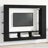 Image de Meuble TV mural vidaXL ChÃªne noir 152x22x113 cm