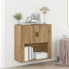 Image de Armoire Murale Vidaxl ChÃªne Artisanal 80x33x80 Cm Bois ReconstituÃ©