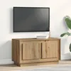 Image de Meuble Tv Vidaxl En ChÃªne Artisanal 80x35x45 Cm En Bois D'ingÃ©nierie