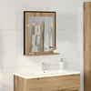 Image de Miroir de salle de bain vidaXL ChÃªne artisanal 50x12x60 cm en bois d'ingÃ©nierie