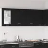 Image de Armoires Suspendues vidaXL - Paquet de 2 - ChÃªne Noir, 100x31x60 cm - FabriquÃ©es en Bois d'IngÃ©nierie