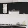 Image de Armoire suspendue vidaXL en chÃªne noir - 60x31x60 cm, FabriquÃ©e en bois d'ingÃ©nierie