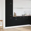 Image de Meuble de rangement en chÃªne noir vidaXL - 50x46x81,5 cm