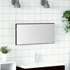 Image de Armoire de miroir de salle de bain vidaXL avec lumiÃ¨re LED ChÃªne Noir 80x37 cm