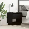 Image de Table de chevet vidaXL Noir ChÃªne 45x34x48 cm Bois d'ingÃ©nierie