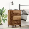 Image de Table De Chevet Vidaxl En Vieux Bois 40x35x70 Cm En Bois AgglomÃ©rÃ©
