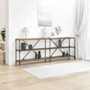 Image de Table Console Vidaxl Bois Ancien 200x30x75 Cm Bois AgglomÃ©rÃ© Et Acier