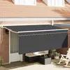 Image de Vidaxl Store Avec Store Anthracite 350 X 200 X 120 Cm Tissu, MÃ©tal