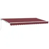Image de Vidaxl Auvent RÃ©tractable Bordeaux 350x200 Cm