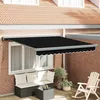 Image de Vidaxl Auvent Manuel Extensible Noir 300 X 250 Cm