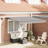 Image de Vidaxl Auvent RÃ©tractable Gris Clair 300 X 250 Cm Tissu