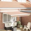 Image de Vidaxl Auvent RÃ©tractable Automatique RayÃ© Multicolore 350x250 Cm