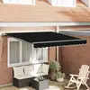 Image de Vidaxl Auvent RÃ©tractable Noir 350 X 250 Cm Tissu