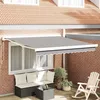 Image de Vidaxl Auvent Automatique RÃ©tractable Gris Clair 350 X 250 Cm
