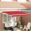 Image de Vidaxl Auvent Automatique RÃ©tractable Rouge 350 X 250 Cm