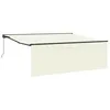 Image de Vidaxl Auvent RÃ©tractable Beige 400 Ã 300 Cm Polyester