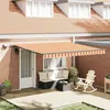 Image de Vidaxl Auvent RÃ©tractable Jaune Et Orange 400 Ã 300 Cm Tissu