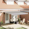 Image de Vidaxl Auvent RÃ©tractable With 400 Ã 300 Cm Gris Clair