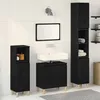Image de vidaXL Set de meubles de salle de bain en 3 piÃ¨ces chÃªne noir