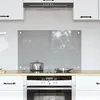 Image de Ãclairage de derriÃ¨re de cuisine vidaXL gris clair 80x50x0,6 cm en verre trempÃ©