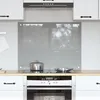 Image de vidaXL Meuble de cuisine Gris clair 80x60x0,6 cm en verre trempÃ©