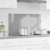 Image de vidaXL Ãclairage de dosseret de cuisine Gris clair 90x50x0,6 cm Verre trempÃ©