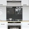 Image de Plan de travail de cuisine vidaXL Gris foncÃ© 70x60x0,6 cm en verre trempÃ©