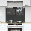 Image de Dosseret De Cuisine Vidaxl En Gris FoncÃ© - 80x60x0.6 Cm En Verre TrempÃ©