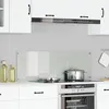 Image de Bordure De Cuisine Vidaxl Transparente 120x40x0,6 Cm En Verre TrempÃ©
