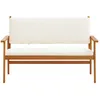 Image de Banc De Jardin Vidaxl Avec Coussins En Bois D'acacia Massif