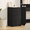 Image de Buffet vidaXL Bois noir 40x41x75 cm Bois d'ingÃ©nierie