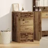 Image de Buffet Vidaxl En Bois Vieilli 40x41x75 Cm En Bois D'ingÃ©nierie