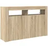 Image de vidaXL Meuble de rangement ChÃªne Sonoma Bois d'ingÃ©nierie 116 x 30 x 75 cm