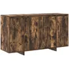 Image de Vidaxl Buffet En ChÃªne FumÃ© ChÃªne FumÃ© Bois 135 X 41 X 75 Cm Rangement