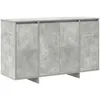 Image de vidaXL Buffet gris bÃ©ton Gris bÃ©ton MÃ©lamine 120 x 41 x 75 cm