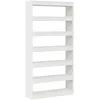 Image de vidaXL BibliothÃ¨que blanche Bois d'ingÃ©nierie 100 x 30 x 198 cm ÃtagÃ¨re