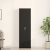 Image de vidaXL Armoire ChÃªne Noir 55x25x189 cm Bois d'ingÃ©nierie