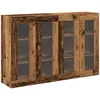 Image de Vidaxl Armoires Murales 2 Pcs Bois Vieilli 69.5x34x90 Cm Bois IngÃ©nierie
