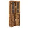 Image de Vidaxl Buffet En Bois Ancien 69,5x34x180 Cm