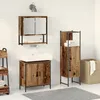 Image de Vidaxl Ensemble De Meubles De Salle De Bain 3 PiÃ¨ces En Bois Vieux Et En ContreplaquÃ©