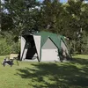 Image de Vidaxl Tente Cabane Avec Toit Avec Stockage Vert 425 X 396 X 222 Cm