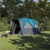 Image de Vidaxl Tente Cabane Avec Toit Avec Stockage Bleu 425 X 396 X 222 Cm