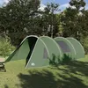 Image de Vidaxl Tente Tunnel Avec Toit Vert Et Blanc 778 X 356 X 210 Cm