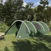 Image de Vidaxl Tente Tunnel Avec Toit Vert Et Blanc 778 X 356 X 210 Cm